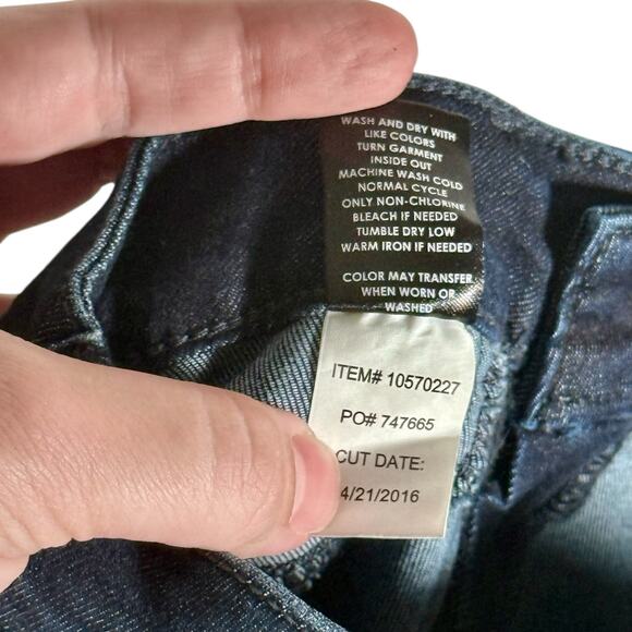 Blackheart Hot Topic NWT Women's Junior 0 Indigo Stingerette Super Skinny Jeans - Picture 6 of 10